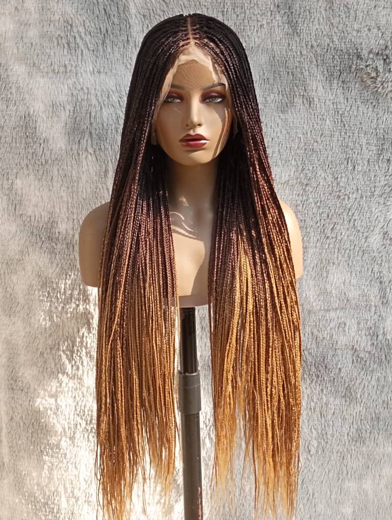Niki Brown Ombre braided wig